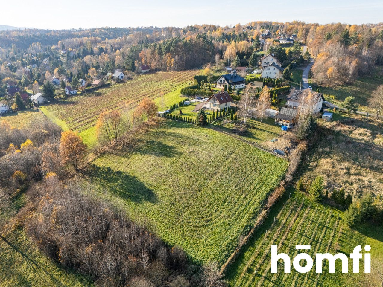 Building 52 ares - quiet and green neighborhood - Plot - Sale - Krakowski, Mogilany / Włosań