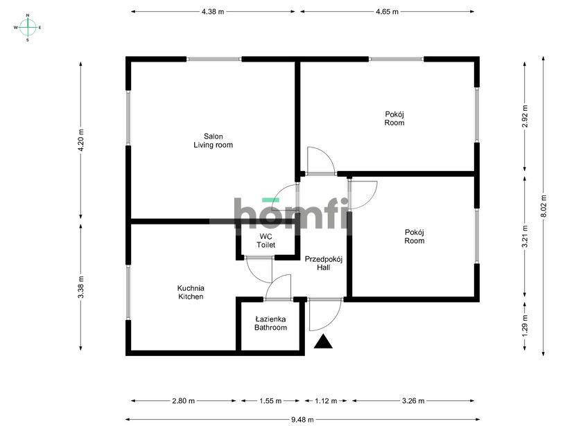PRZESTRONNE MIESZKANIE W SAMYM CENTRUM - Mieszkanie - Sprzedaż - Radom, Obozisko