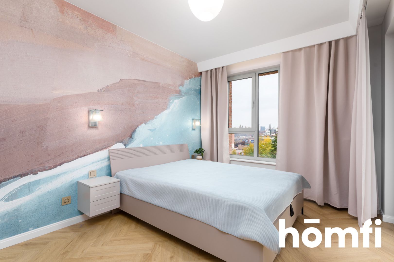 Stylish 2-room apartment with balcony and air conditioning, Żurawie I - Квартира - Оренда - Gdańsk, Śródmieście