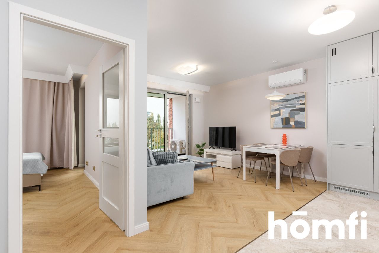 Stylish 2-room apartment with balcony and air conditioning, Żurawie I - Квартира - Оренда - Gdańsk, Śródmieście