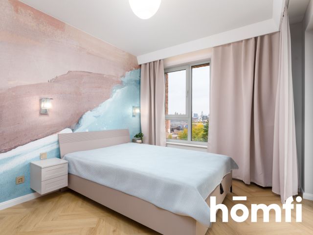 Stylish 2-room apartment with balcony and air conditioning, Żurawie I - Apartment - Rent - Gdańsk, Śródmieście