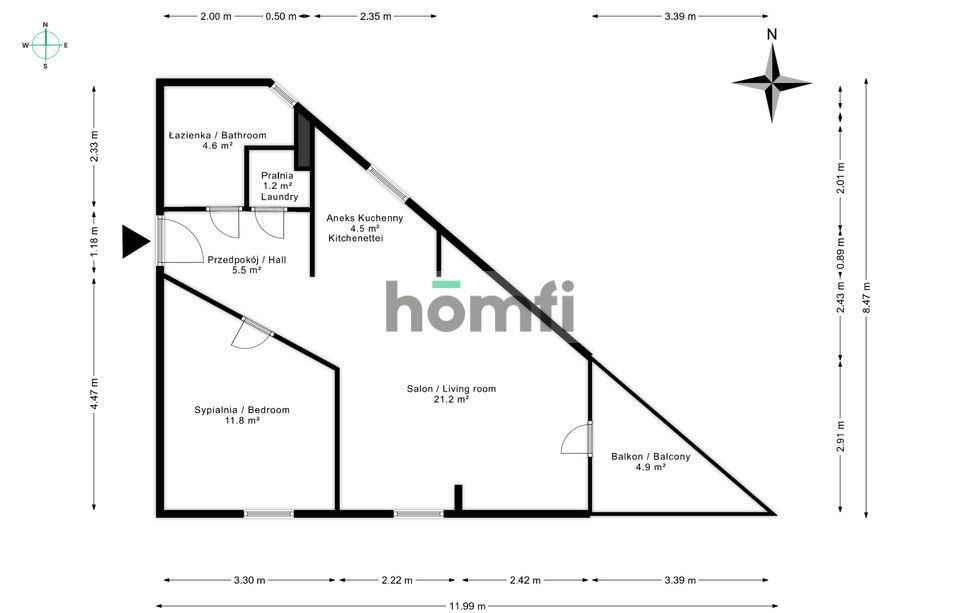 Jasne mieszkanie po remoncie- Pilczyce-ul.Gwarecka - Mieszkanie - Wynajem - Wrocław, Fabryczna / Pilczyce