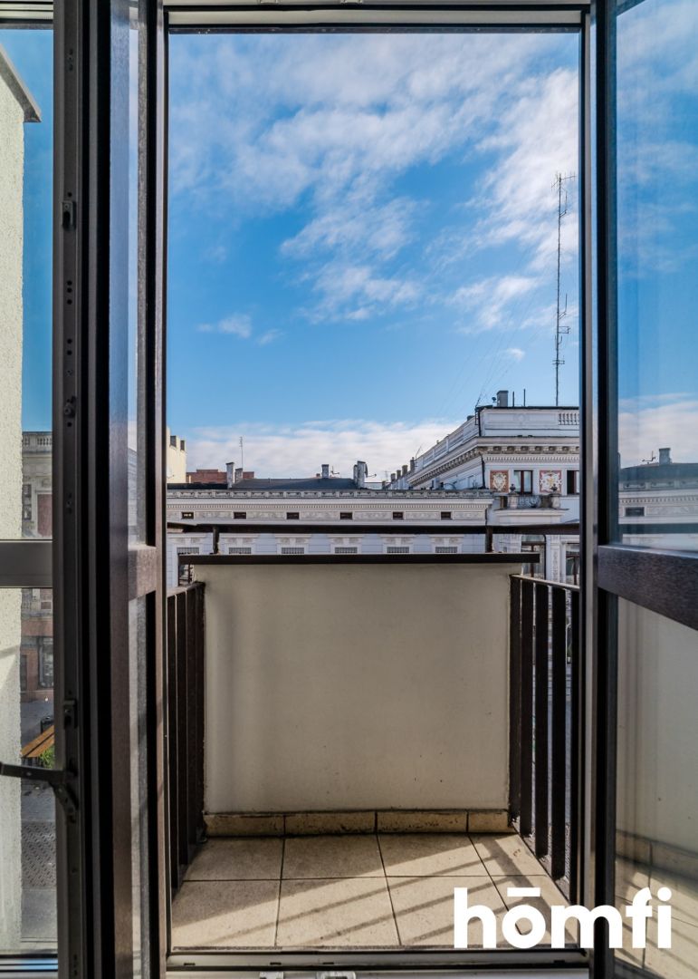 Komfortowe 34 m2 z dwoma balkonami | Piotrkowska - Mieszkanie - Wynajem - Łódź, Śródmieście