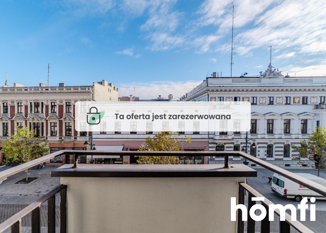 Komfortowe 34 m2 z dwoma balkonami | Piotrkowska - Mieszkanie - Wynajem - Łódź, Śródmieście