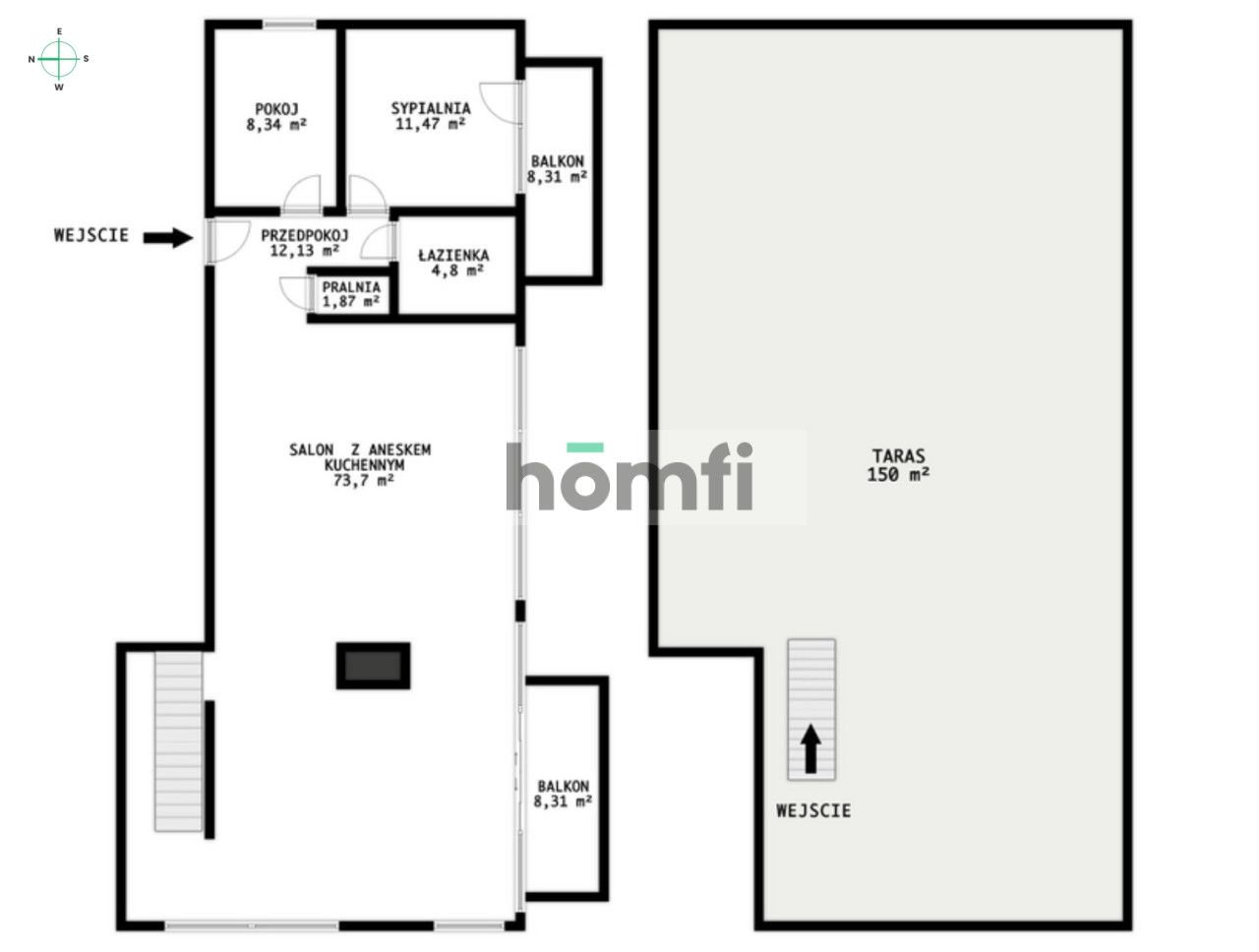 Luxurious apartment with a unique 150 m² terrace - Apartment - Sale - Rzeszów, Staroniwa