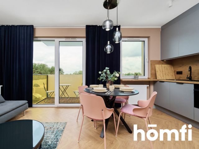 Wysoki standard | 2 pokoje | Garaż podziemny |42m2 - Mieszkanie - Wynajem - Wrocław, Krzyki / Jagodno