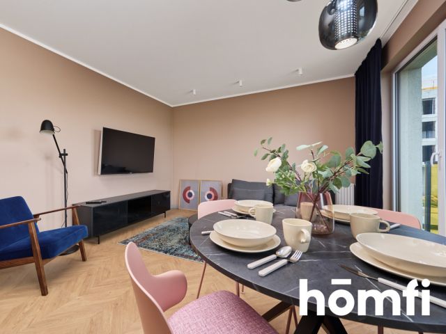 Wysoki standard | 2 pokoje | Garaż podziemny |42m2 - Mieszkanie - Wynajem - Wrocław, Krzyki / Jagodno