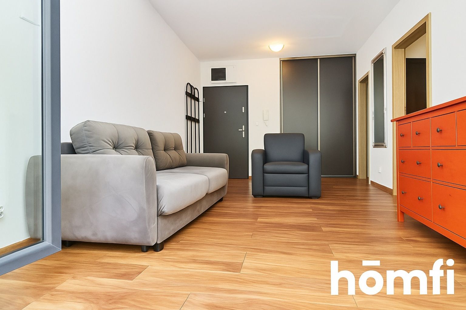 Studio apartment at Olimpia Port 34 m2 - Apartment - Rent - Wrocław, Psie Pole