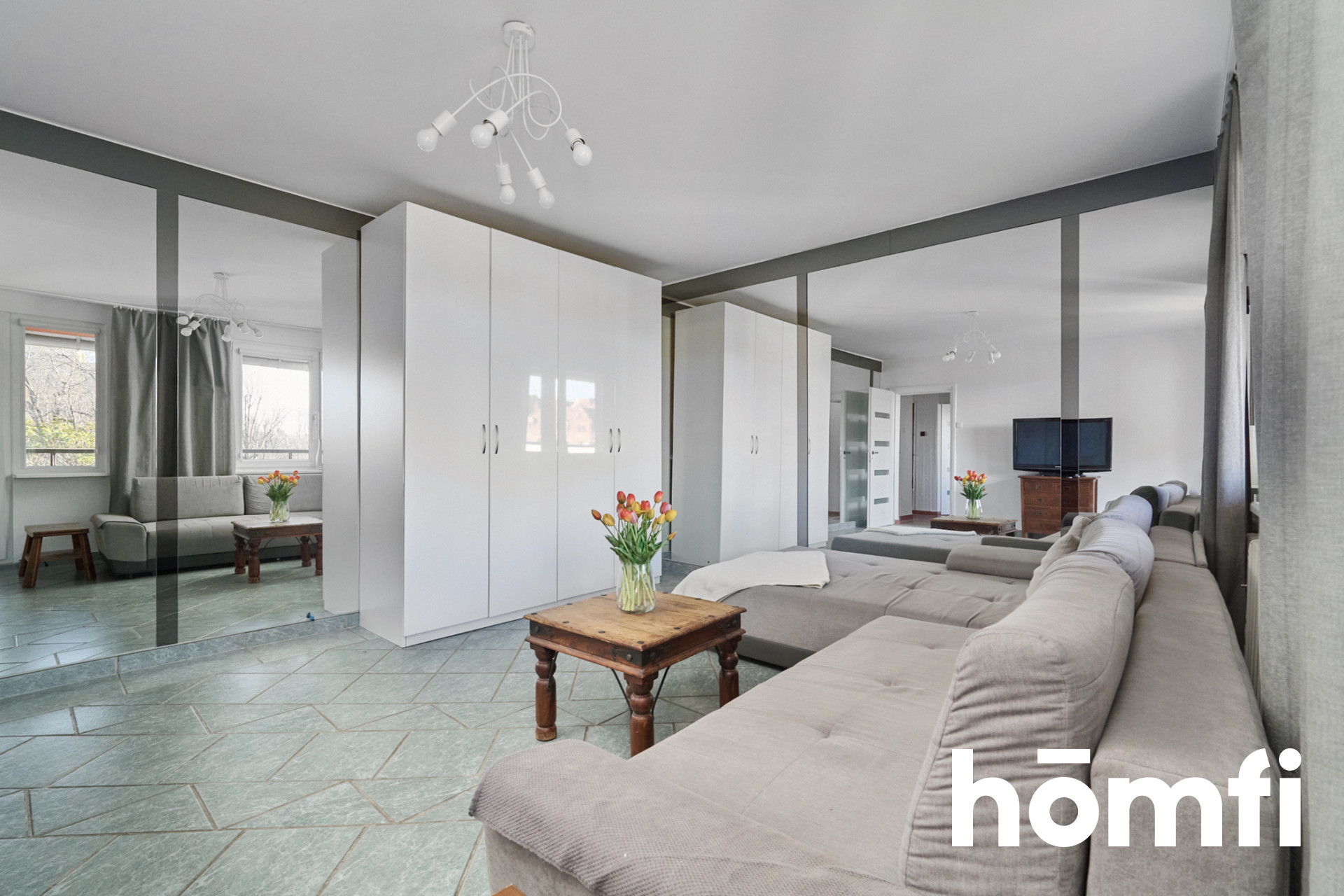 Spacious, refreshed 63 m² apartment with a large balcony – Wrocław Huby, excellent location close to the University of Economics and the Main Train Station - Квартира - Оренда - Wrocław, Krzyki / Huby