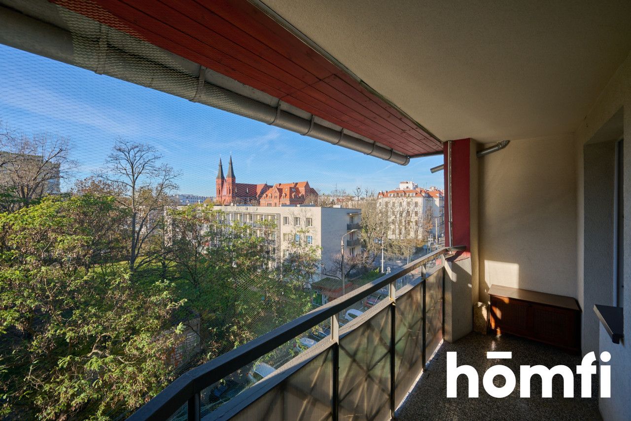 Przestronne, odświeżone mieszkanie 63 m² z dużym balkonem – Wrocław Huby, świetna lokalizacja blisko UE i PKP - Mieszkanie - Wynajem - Wrocław, Krzyki / Huby