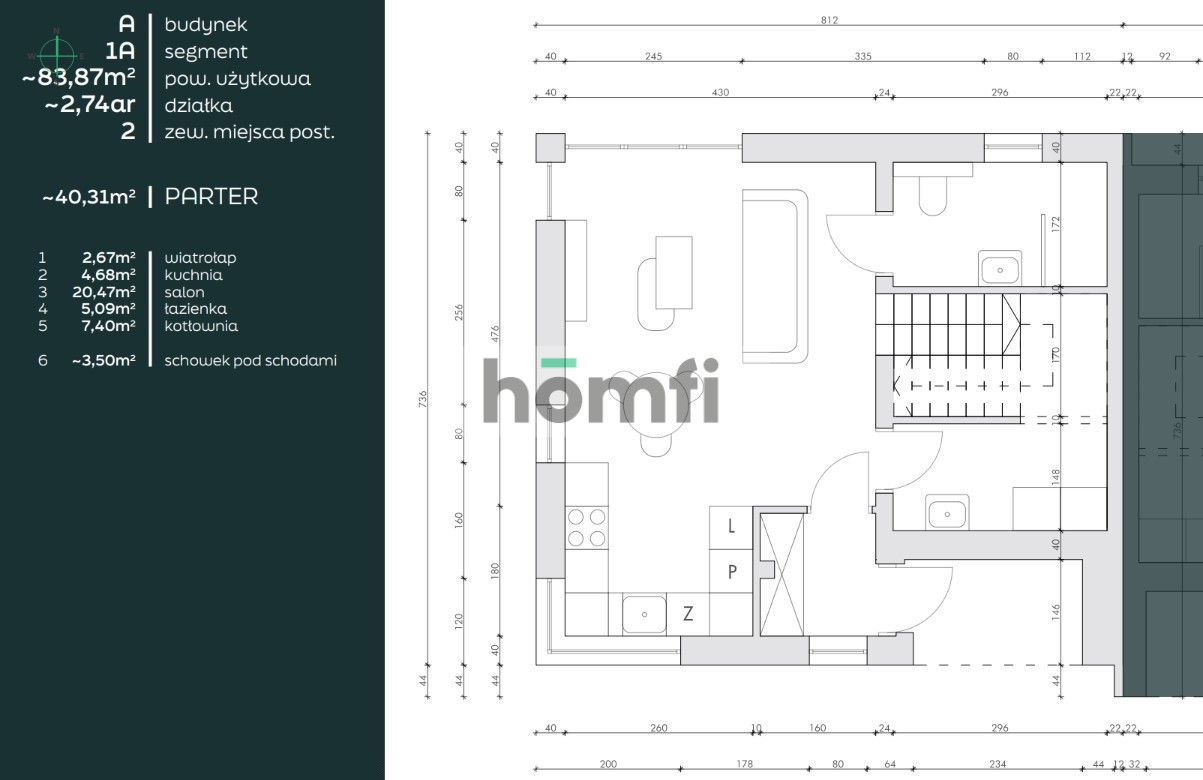 Wiązownica | Terraced House | 87 m² - House - Sale - Jarosławski, Wiązownica