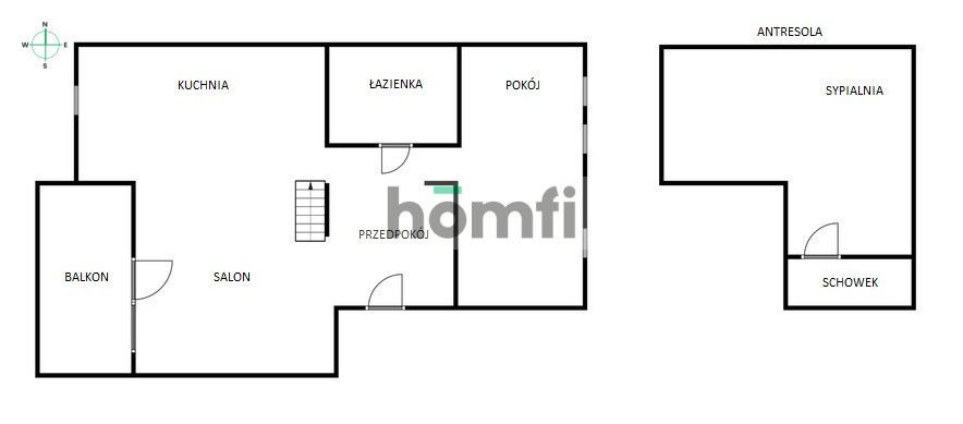 3-pokojowe mieszkanie z piękną antresolą - Mieszkanie - Wynajem - Rzeszów, Franciszka Kotuli