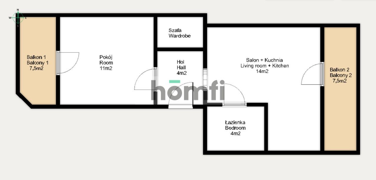 FUNCTIONAL AND SPACIOUS APARTMENT - Apartment - Rent - Białystok, Nowe Miasto