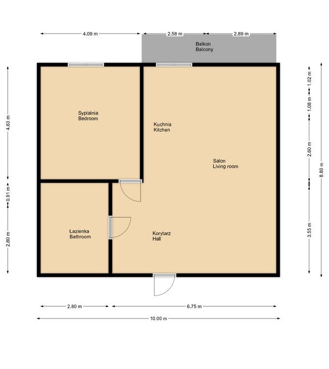 Stylish apartment in the new Idea housing estate {wylacznosc} - Apartment - Rent - Radom, Wacyn