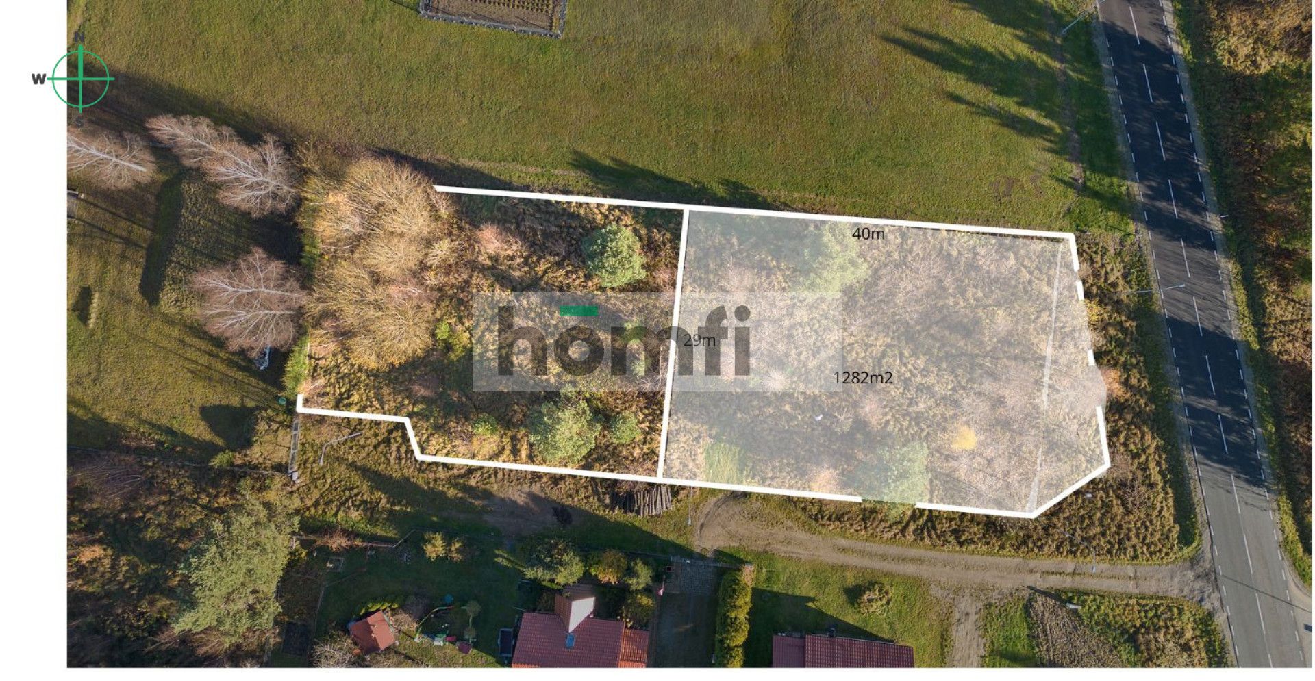 DZIAŁKA BUDOWLANA 1282 m² | NOŻYNO - Działka - Sprzedaż - Bytowski, Czarna Dąbrówka / Nożyno