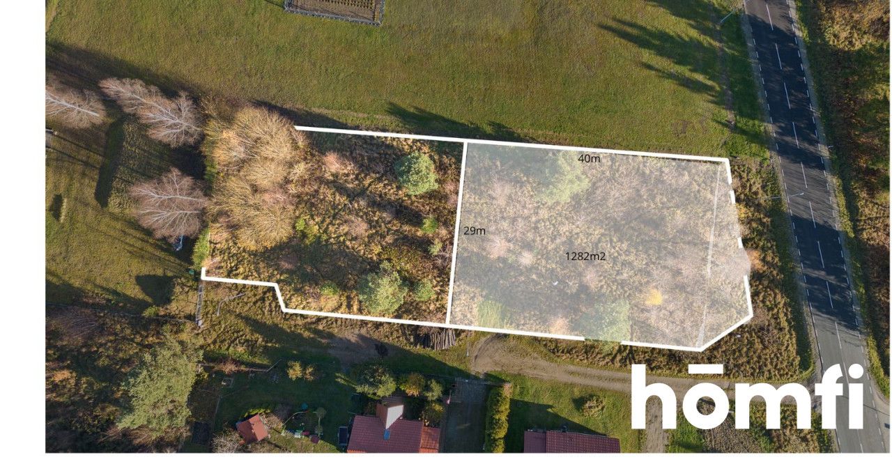 DZIAŁKA BUDOWLANA 1282 m² | NOŻYNO - Działka - Sprzedaż - Bytowski, Czarna Dąbrówka / Nożyno