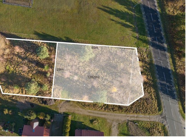 DZIAŁKA BUDOWLANA 1282 m² | NOŻYNO - Działka - Sprzedaż - Bytowski, Czarna Dąbrówka / Nożyno