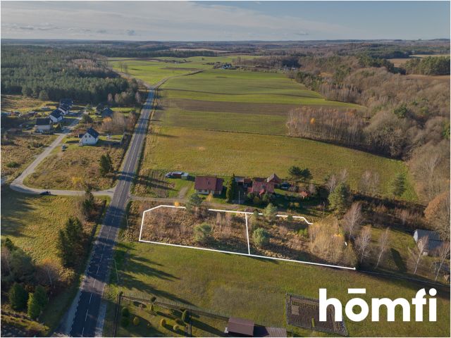 BUILDING PLOT 1282 m² | NOŻYNO | 128,000 PLN - Ділянка - Продаж - Bytowski, Czarna Dąbrówka / Nożyno