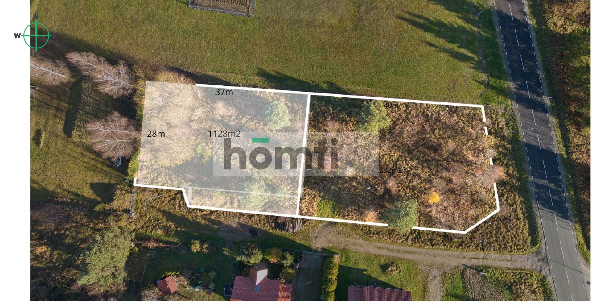 BUILDING PLOT 1128 m² | NOŻYNO | 113,000 PLN - Plot - Sale - Bytowski, Czarna Dąbrówka / Nożyno