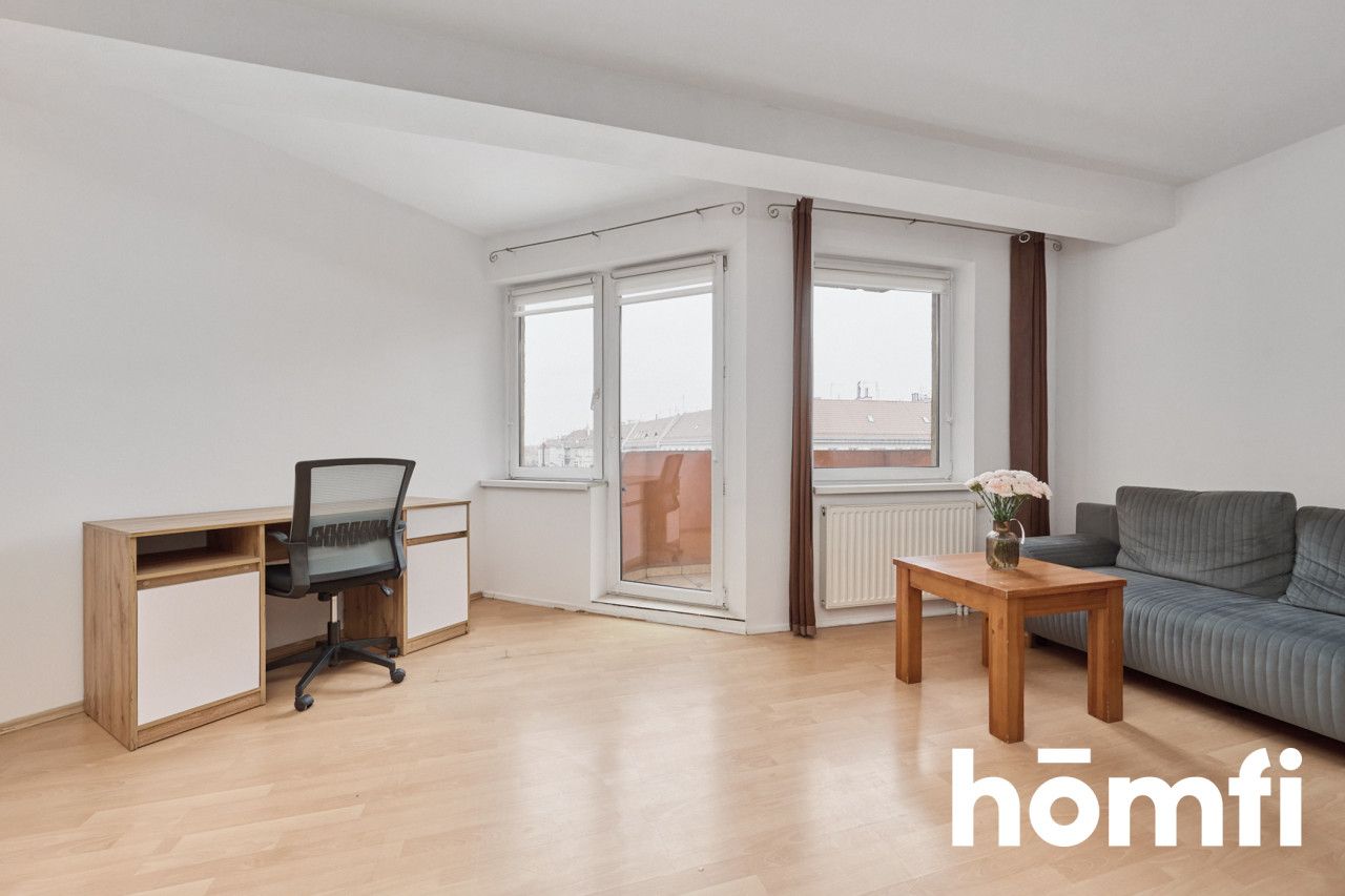 Studio 35 m2 with balcony / Nadodrze / Żeromskiego - Apartment - Rent - Wrocław, Śródmieście