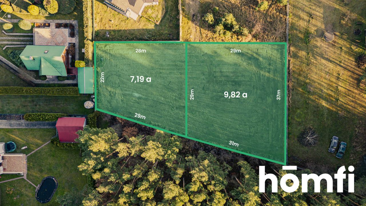 building plot by Lake Niesłysz, forest view - Plot - Sale - Świebodziński, Lubrza / Przełazy