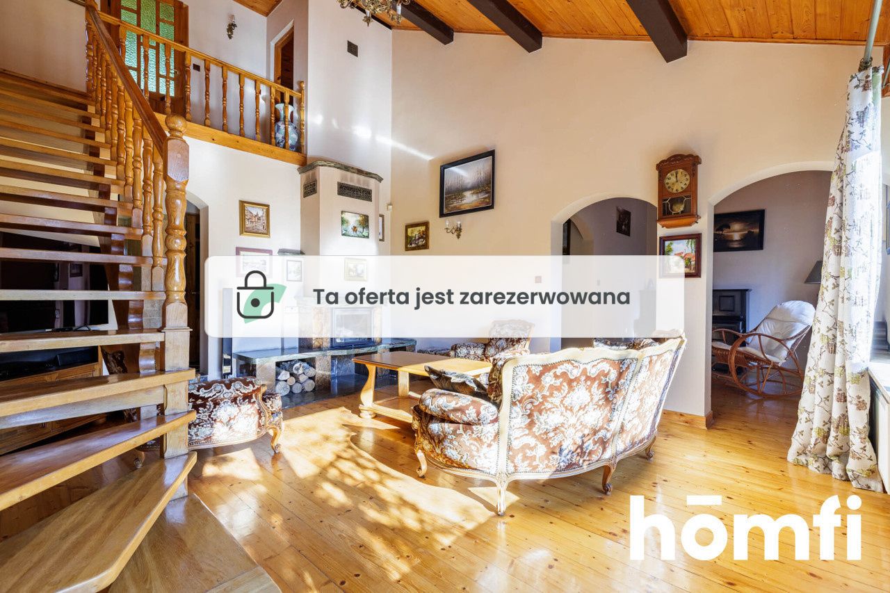 Dom z ogrodem, basenem i kominkiem w Wawrze - Dom - Sprzedaż - Warszawa, Wawer