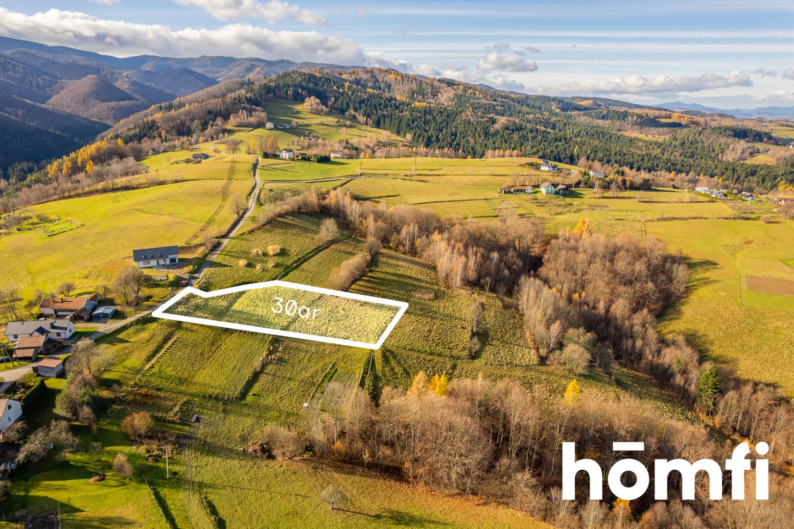 Scenic agricultural and construction plot Rytro 30 areas - Ділянка - Продаж - Nowosądecki, Rytro