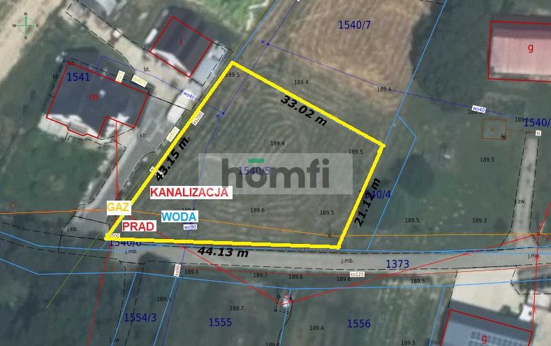 UZBROJONA DZIAŁKA BUDOWLANA 30 KM OD KRAKOWA WOLA BATORSKA GM. NIEPOŁOMICE KANALIZACJA - Działka - Sprzedaż - Wielicki, Niepołomice / Wola Batorska
