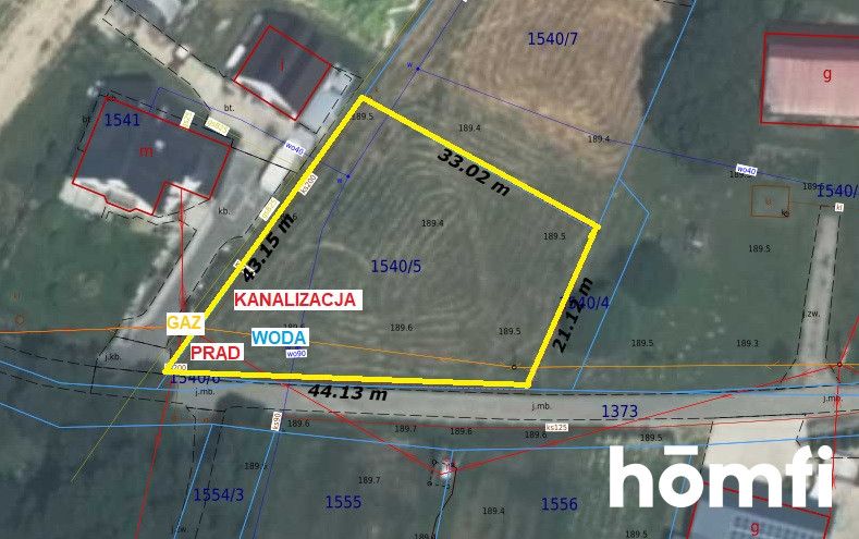 UZBROJONA DZIAŁKA BUDOWLANA 30 KM OD KRAKOWA WOLA BATORSKA GM. NIEPOŁOMICE KANALIZACJA - Działka - Sprzedaż - Wielicki, Niepołomice / Wola Batorska