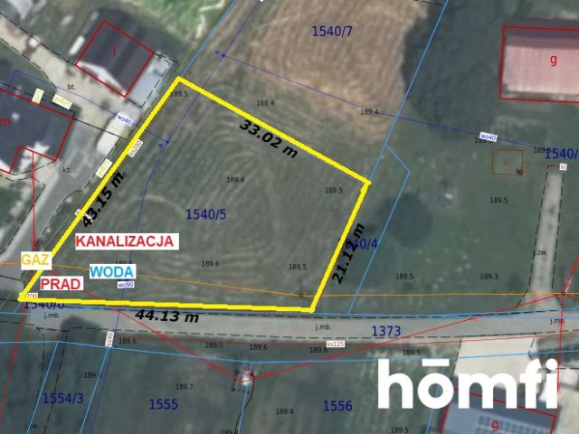 UZBROJONA DZIAŁKA BUDOWLANA 30 KM OD KRAKOWA WOLA BATORSKA GM. NIEPOŁOMICE KANALIZACJA - Działka - Sprzedaż - Wielicki, Niepołomice / Wola Batorska