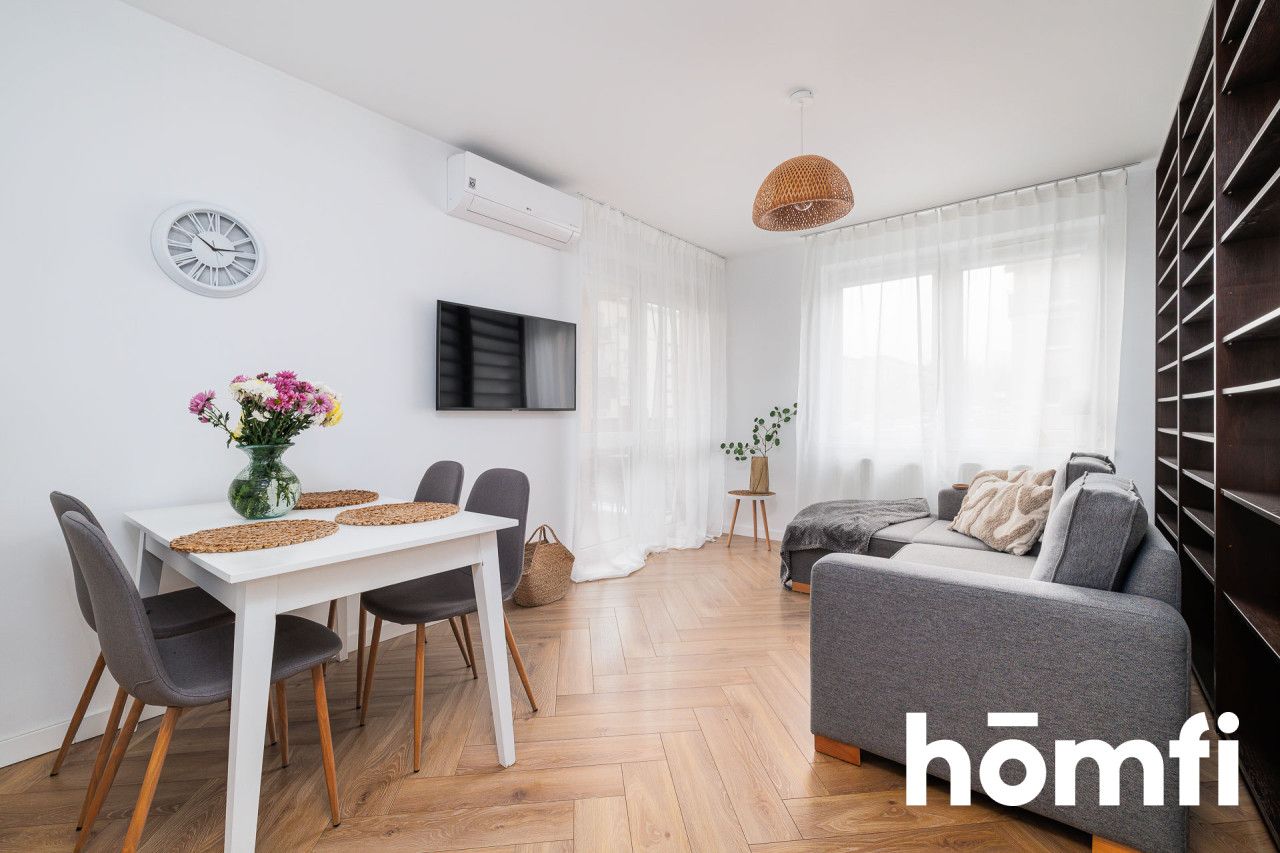 Przestronne 2 pokoje z dużym aneksem kuchennym, balkonem i klimatyzacją - Mieszkanie - Wynajem - Kraków, Podgórze