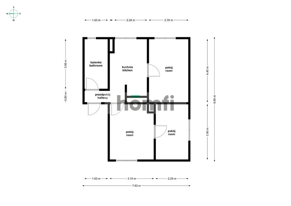 3 rooms + basement - Nowodworska Street (Fabryczna) - Квартира - Продаж - Wrocław, Fabryczna / Nowy Dwór