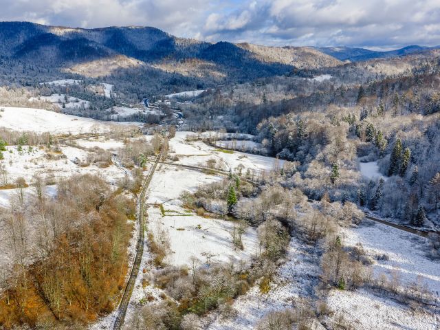 |6,86 Ha na sprzedaż Żubracze| - Działka - Sprzedaż - Leski, Cisna / Żubracze