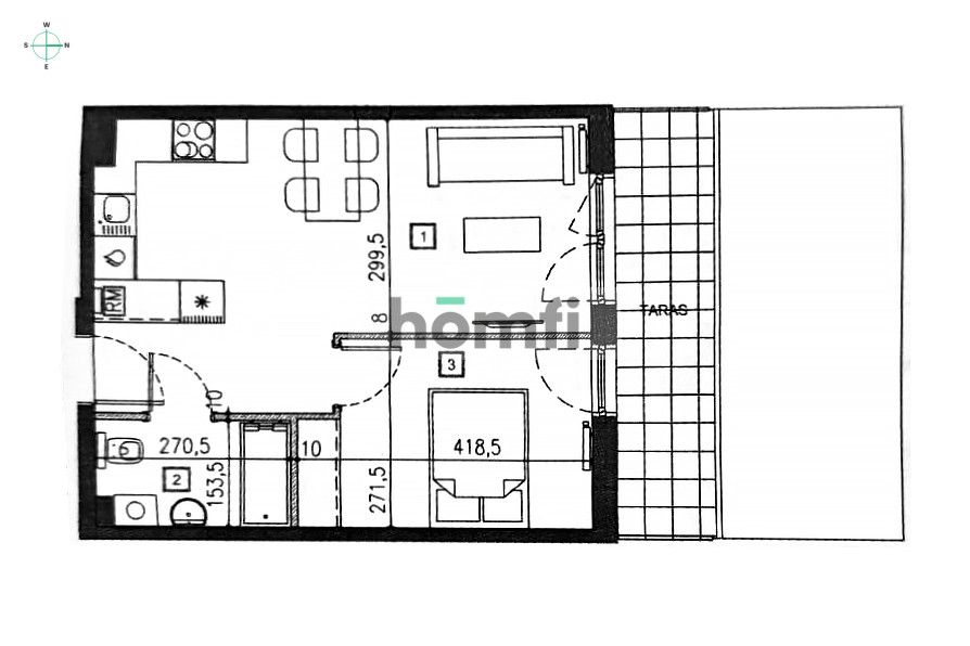 Nowe 40m2 -Taras i garaż - gotowe do zamieszkania! - Mieszkanie - Sprzedaż - Pucki, Władysławowo
