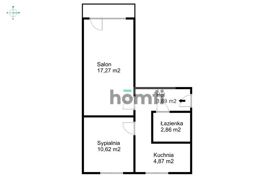 2pok 41m2 gotowe do wprowadzenia/inwestycji - Mieszkanie - Sprzedaż - Pucki, Władysławowo