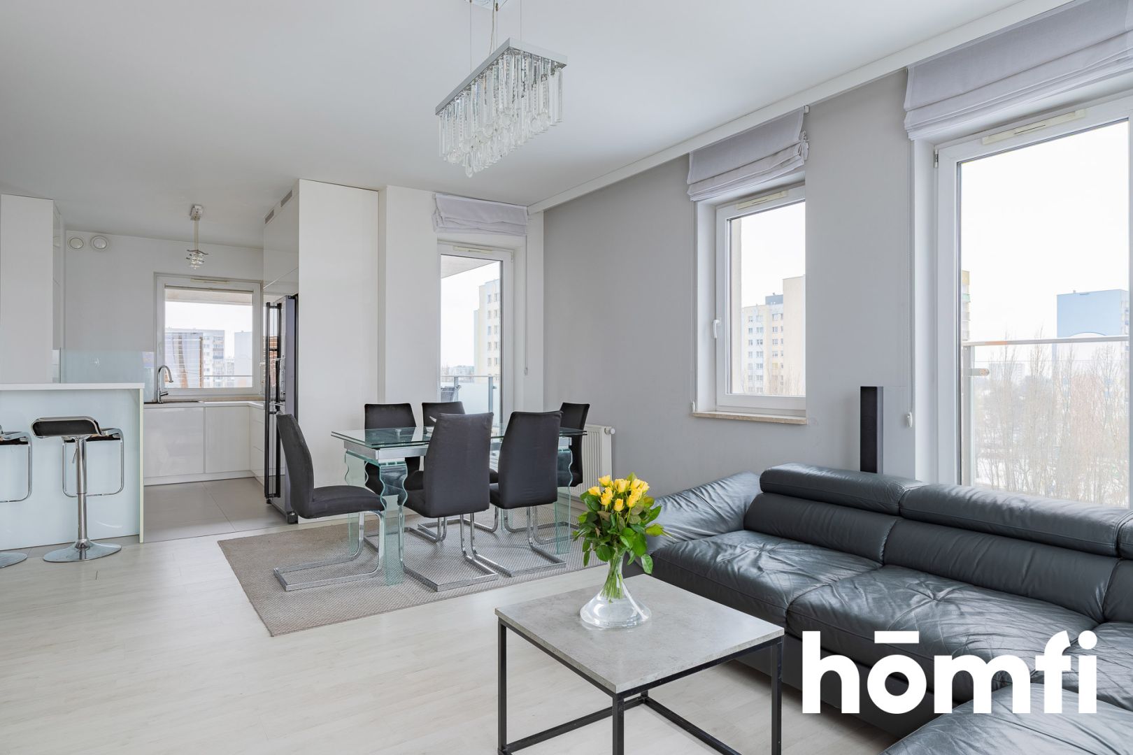 Modern 3-room flat with terrace in Panoramika - Apartment - Sale - Łódź, Widzew