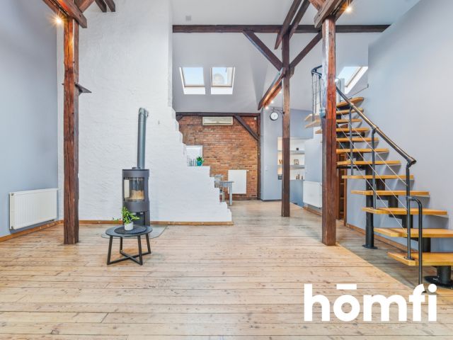 Attic apartment with mezzanine - Apartment - Rent - Bielsko-Biała, Śródmieście