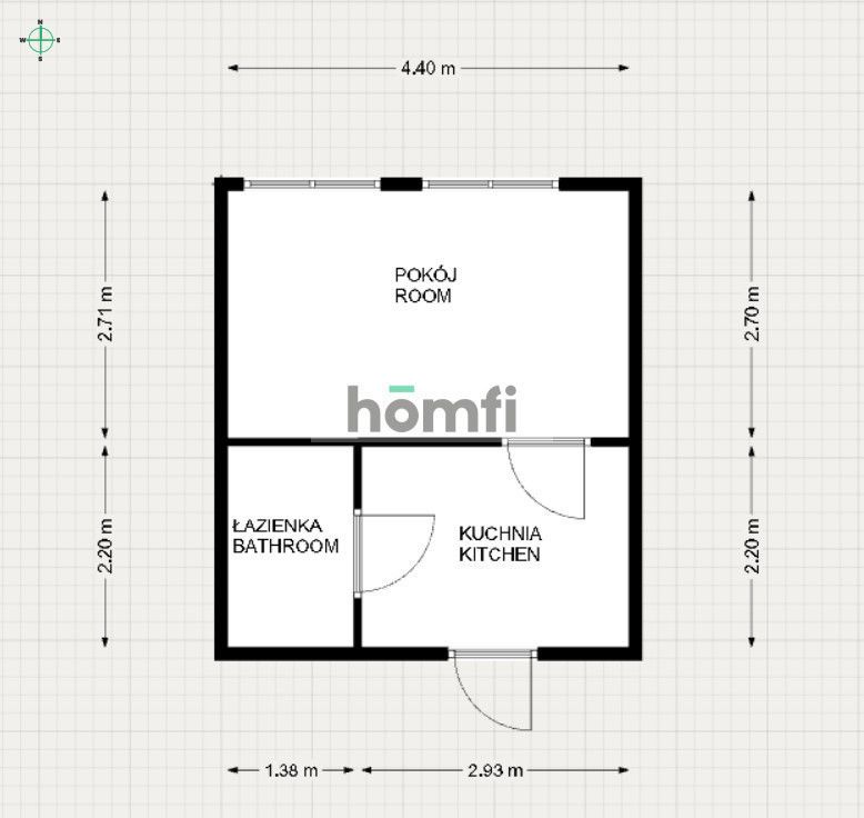 Przestronna kawalerka w idealnej lokalizacji - Mieszkanie - Wynajem - Kraków, Krowodrza