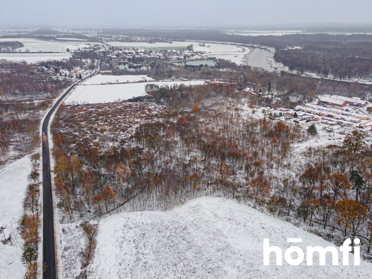 Land 3.7 ha | Single-family housing | Local Development Plan (MPZP) - Plot - Sale - Wołowski, Brzeg Dolny / Pogalewo Wielkie