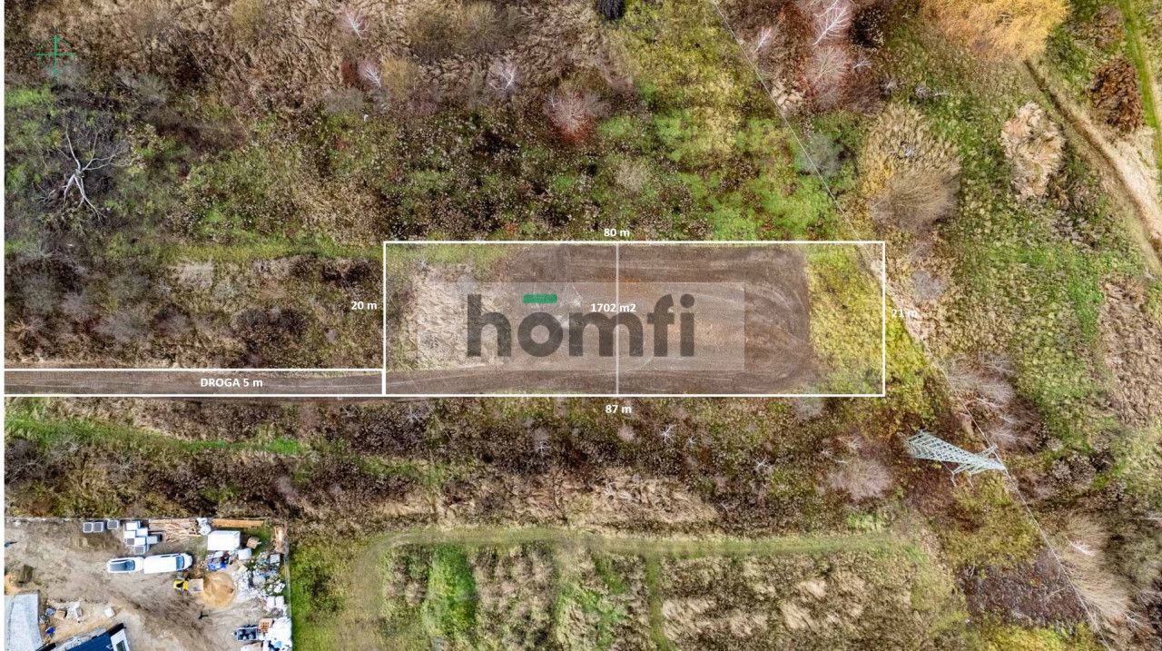 Plot with a view of the forest with planning permission - Plot - Sale - Radom, Wacyn