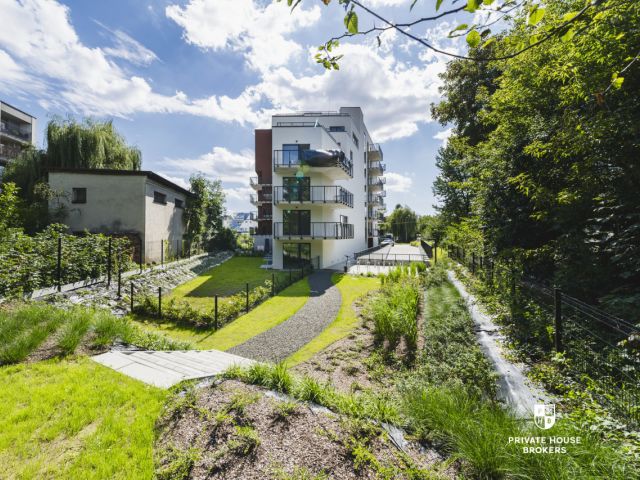 One-bedroom apartment with garden in new building at Radzikowskiego street - Apartment - Sale - Kraków, Krowodrza / Bronowice