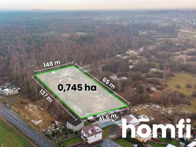 Plot near Jura | 7456 m² | Bugajska - Plot - Sale - Częstochowa, Błeszno