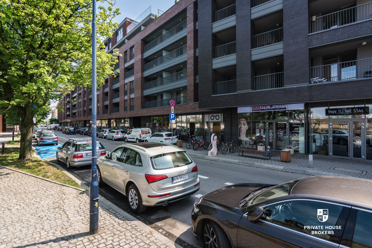 Nadwiślańska 11 Designerska Kawalerka z Balkonem - Mieszkanie - Wynajem - Kraków, Podgórze