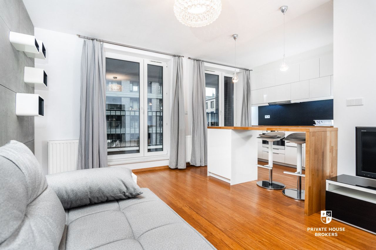 Nadwiślańska 11 Designerska Kawalerka z Balkonem - Mieszkanie - Wynajem - Kraków, Podgórze