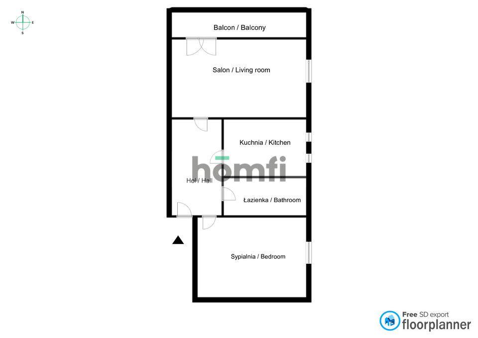 2 POKOJE | WIDOK NA ZIELEŃ | PODGÓRZE DUCHACKIE - Mieszkanie - Sprzedaż - Kraków, Podgórze Duchackie