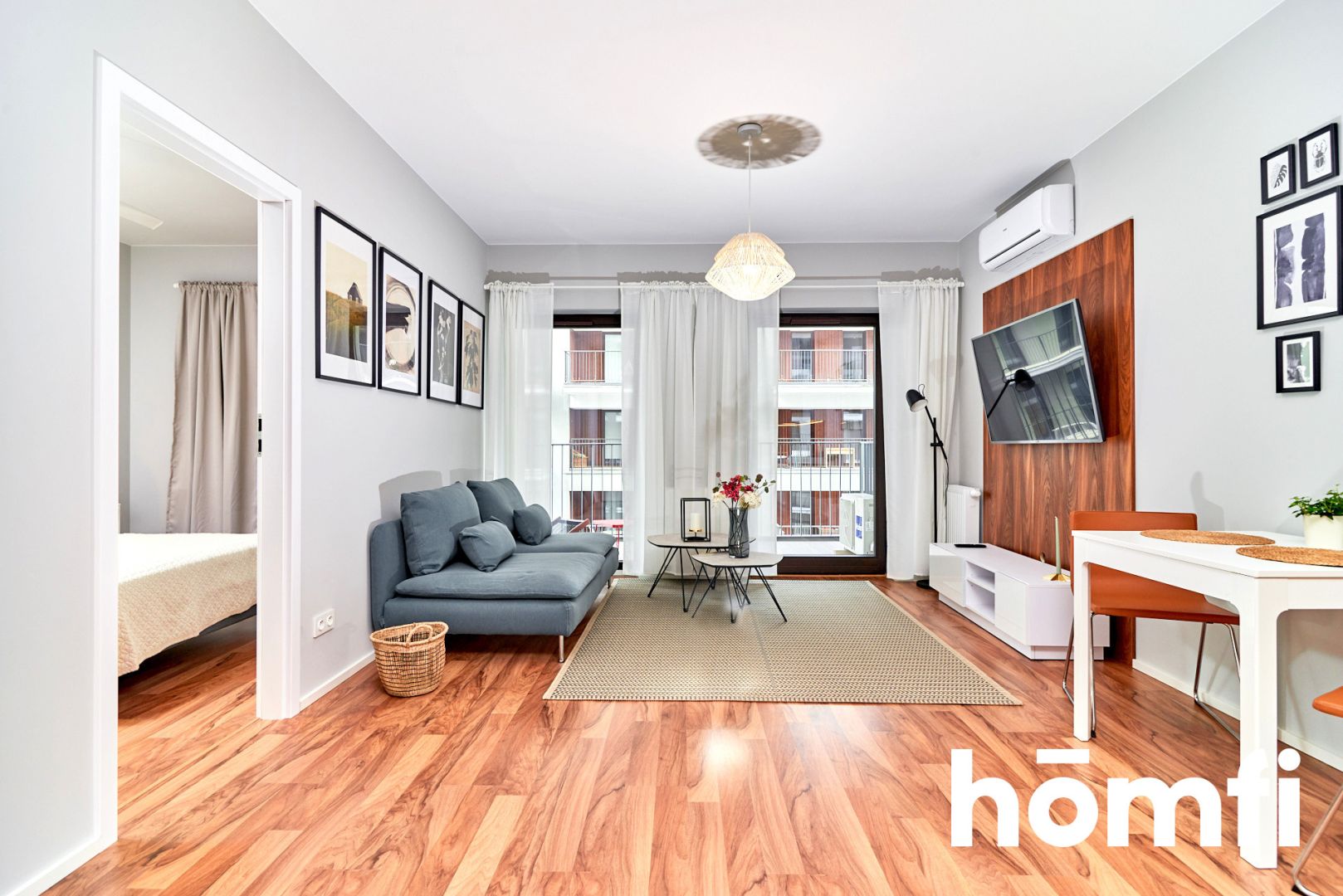 2 - pokojowe z balkonem i garażem / klimatyzacja / Walońska / Angel River - Mieszkanie - Wynajem - Wrocław, Krzyki