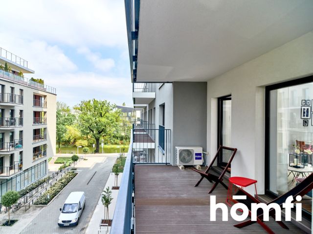 2 - pokojowe z balkonem i garażem / klimatyzacja / Walońska / Angel River - Mieszkanie - Wynajem - Wrocław, Krzyki