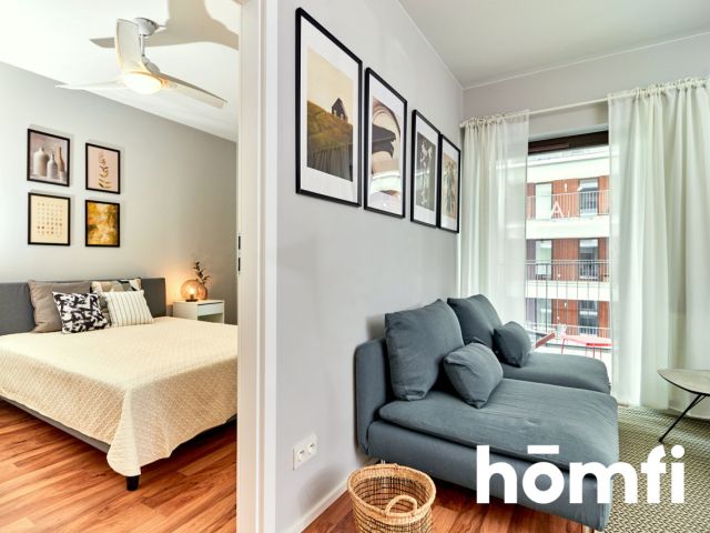 2 - pokojowe z balkonem i garażem / klimatyzacja / Walońska / Angel River - Mieszkanie - Wynajem - Wrocław, Krzyki