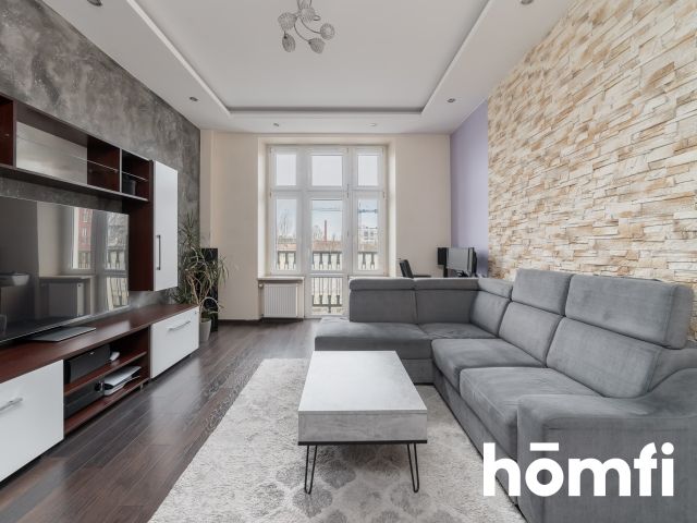 Klimatyczne, wysokie mieszkanie 3-pokoje z balkonami Łódź – 92,95 m² parking - Mieszkanie - Sprzedaż - Łódź, Polesie