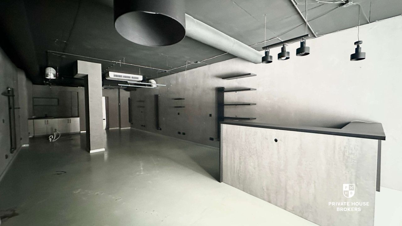 Open space premises with an area of ​​97.4 m2, Daszyńskiego/ Grzegórzecka Street - Комерційне приміщення - Оренда - Kraków, Śródmieście / Grzegórzki